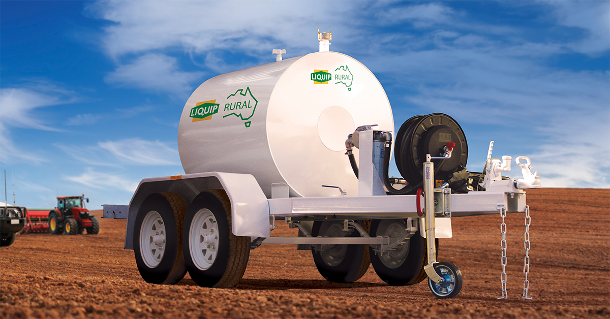 Liquip Rural Farm Tank Refuelling Trailer available from DSTR-Liquip Wagga