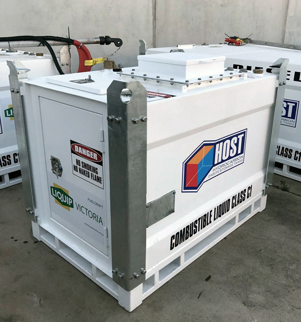 Liquip Wagga self bunded waste oil storage tank